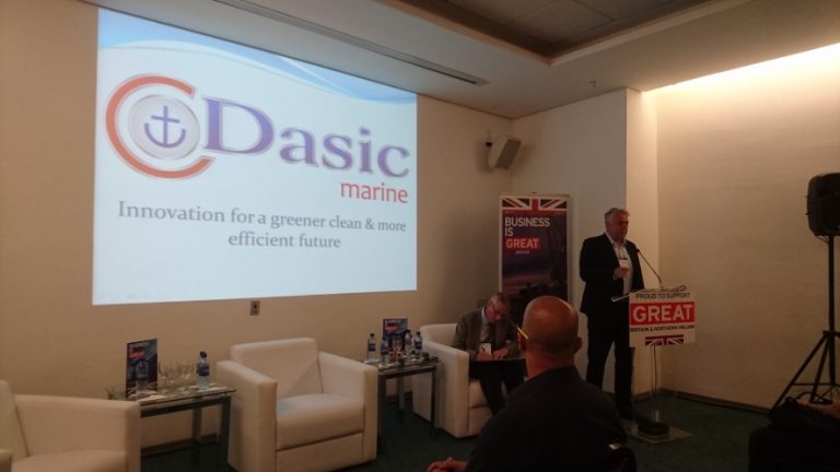 Dasic Marine flies the flag for British Marine Innovation in Rio